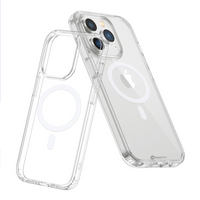 Thumbnail for iPhone 15 Compatible Case Cover: High-Quality Acrylic + TPU Hybrid Transparent, Compatible with MagSafe Technology