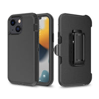 Thumbnail for iPhone 15 Compatible Case Cover With Robot Armor Hard Plastic And Belt Clip