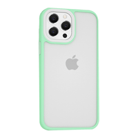 Thumbnail for iPhone 14 Pro Max Compatible Case Cover With Shockproof Hybrid Bumper Candy Colour in Mint