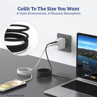 Thumbnail for iPhone 15 Series Compatible With MagWire 1 Series Self-winding Charging Date Cable 100W/5A 1m