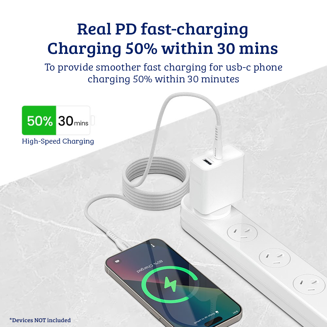 iPhone 15 Series Compatible With MagWire 1 Series Self-winding Charging Date Cable 100W/5A 1m