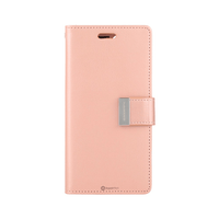 Thumbnail for iPhone 15 Compatible Case Cover With Rich Diary for Stylish Protection - Rose Gold