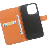 Thumbnail for iPhone 14 Pro Compatible Case Cover With 2-in-1 Flip Leather Wallet - Brown