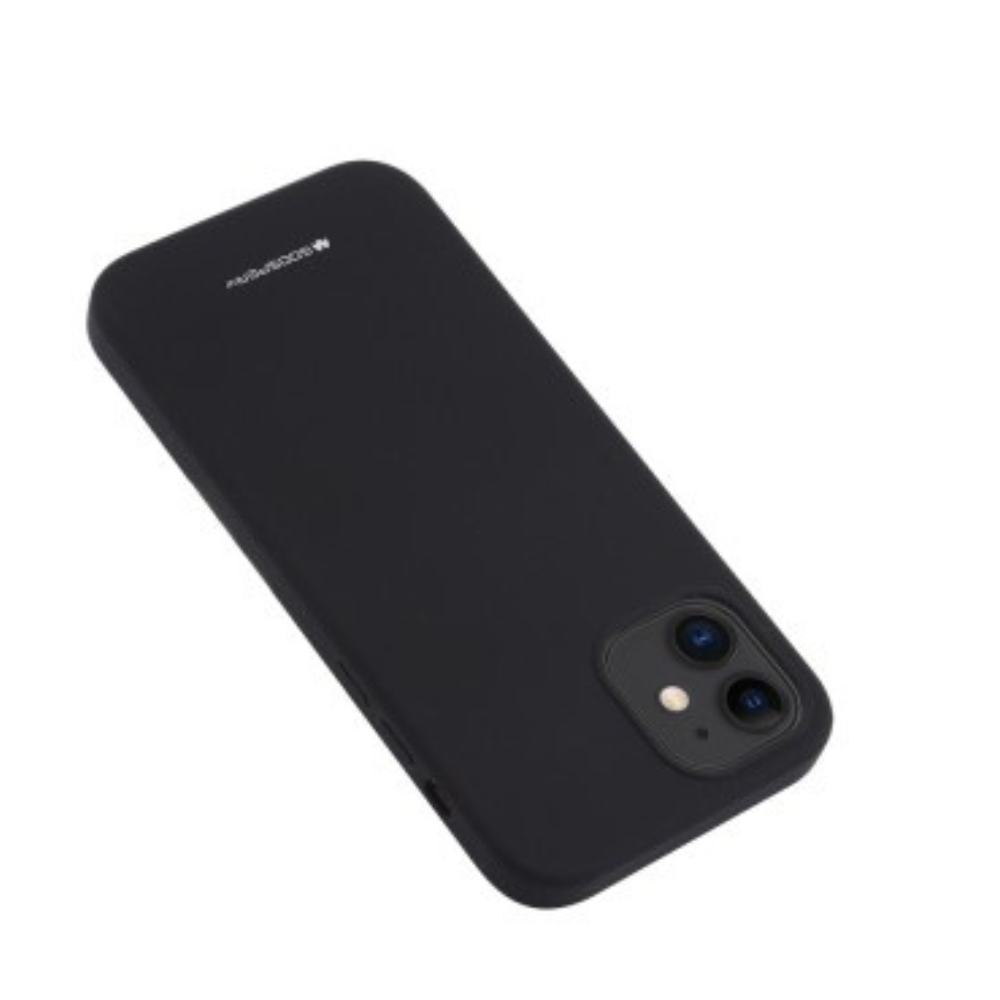 iPhone 12 Mini Compatible Case Cover With Premium Silicone - Black
