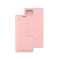 Thumbnail for iPhone 15 Flip Diary Case Cover with Card Holder - Convertible to Media Stand, Magnetic Clasp Closure, Drop Tested, Soft and Strong PU Leather with Front Screen Cover - Rose Gold
