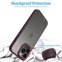 Thumbnail for iPhone 15 Case Cover - Non-Slippery, Clear & Hard, Shock & Scratch Protection With Rear Camera Lens Guard - Matcha Green