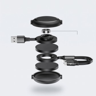 Golden Loop 3 in 1 USB Cable-Micro USB / Lightning / USB-C 3.5A