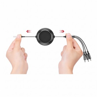 Golden Loop 3 in 1 USB Cable-Micro USB / Lightning / USB-C 3.5A