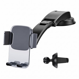 Premium 2 in 1 Gravity Car Phone Mount Holder For Air Vent and