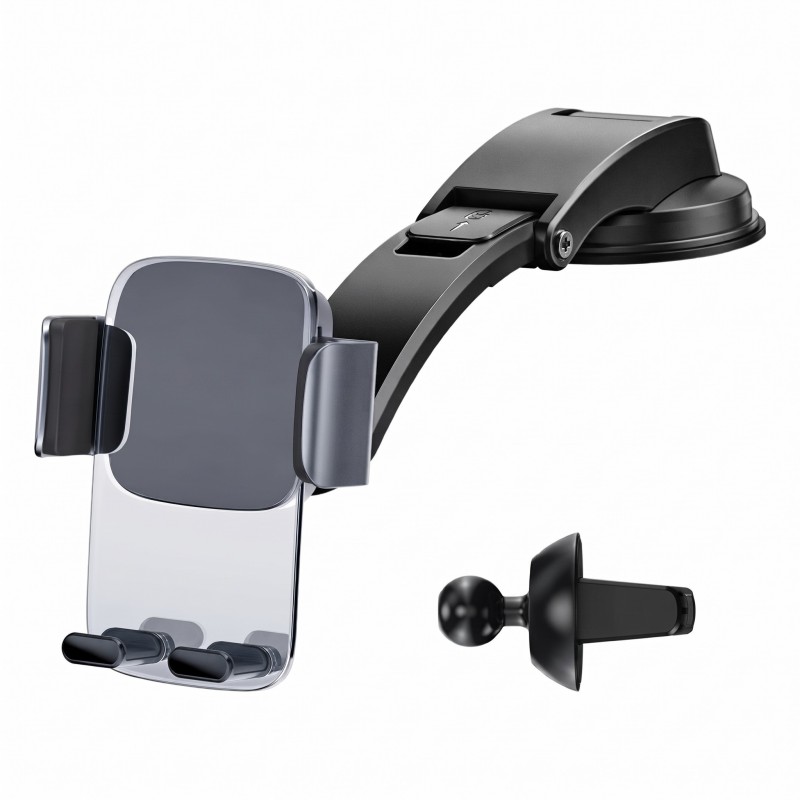 Premium 2 in 1 Gravity Car Phone Mount Holder For Air Vent and