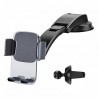 Premium 2 in 1 Gravity Car Phone Mount Holder For Air Vent and