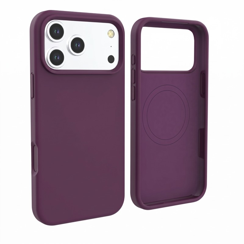 iPhone 17 Pro Max & 18 Pro Max Liquid Silicone Case Cover - Wine | Free Shipping AU