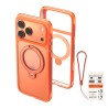 iPhone 17 Pro Max & 18 Pro Max Air Bumper Rotating Stand MagSafe Case - Orange | Free Shipping AU