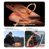 iPhone 17 Pro Max & 18 Pro Max Air Bumper Rotating Stand MagSafe Case - Wine | Free Shipping AU