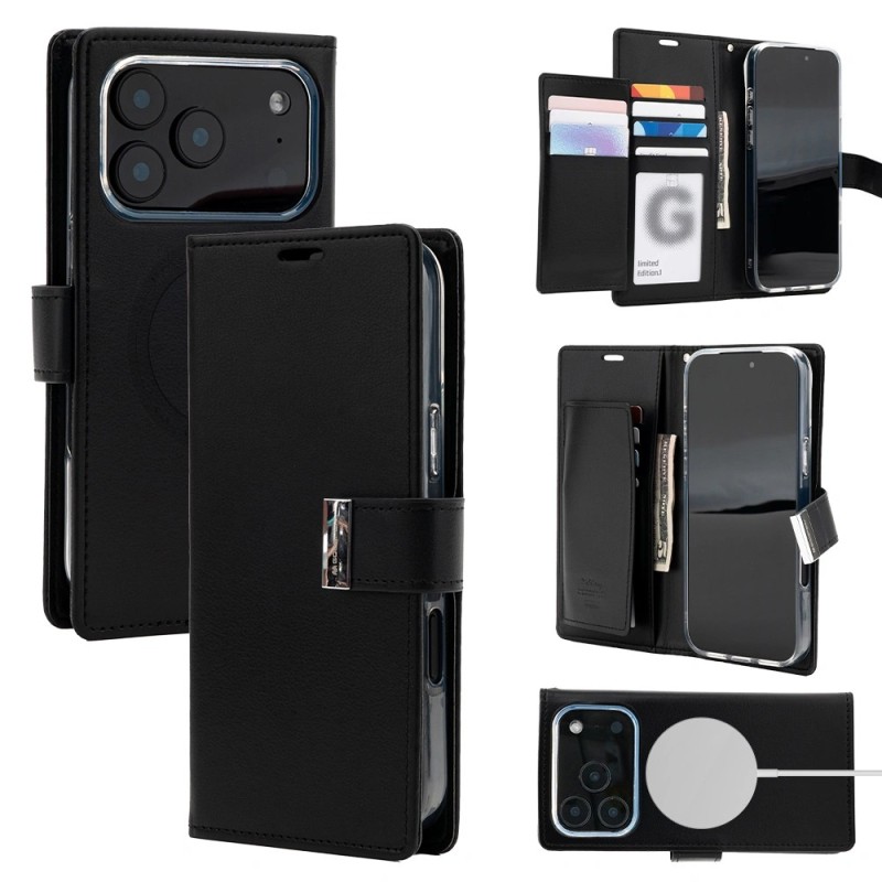 iPhone 17 Pro Max & 18 Pro Max MagSafe Compatible Leather Wallet Flip Diary | Free Shipping AU