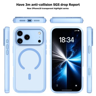 iPhone 17 Pro Max & 18 Pro Max Dual-Colour Clear Shockproof Case | Free Shipping AU