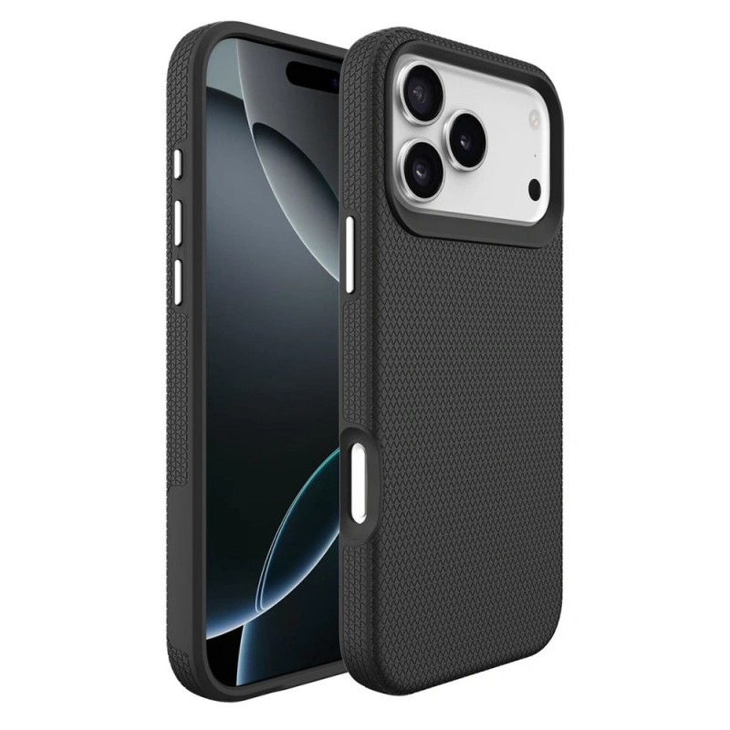 Rugged Shockproof Case Cover With Magnetic Ring for iPhone 17 Pro / 18 Pro Black