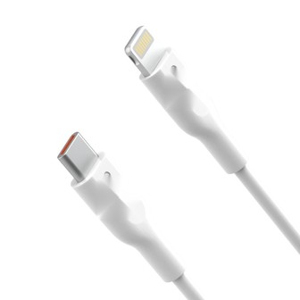 PVC USB-C to Lightning Fast Charging Cable 2M -White