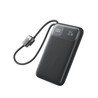 EnerFill FC11 Digital Display Power Bank with Dual Built-in Cables 10000mAh 22.5W-Black