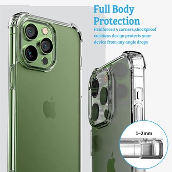 iPhone 15 Pro Soft Shock-Absorbing Silicone Phone Case Cover