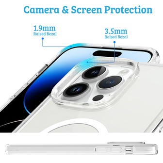 iPhone 15 Pro Max Heavy Duty Shiny Glitter Clear Camera Lens