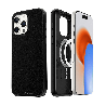 iPhone 15 Pro Max MagSafe Compatible Hybrid Shockproof Case Cover - Bl