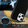 iPhone 15 Pro Max MagSafe Compatible Hybrid Shockproof Case Cover - Bl
