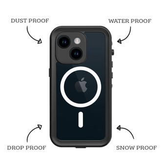 iPhone 14 Waterproof & Dustproof Protective Case Wireless
