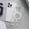 iPhone 15 MagSafe Compatible Clear Shockproof Case Cover - Clear