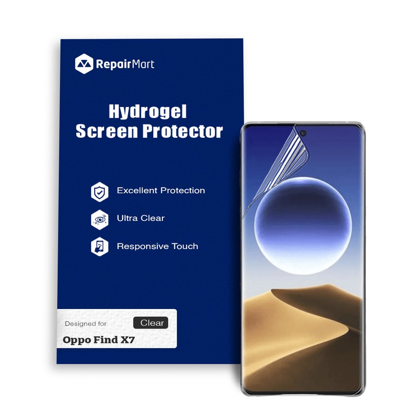 Oppo Find X7 Hydrogel Screen Protector Film Guard Cover Sheet
