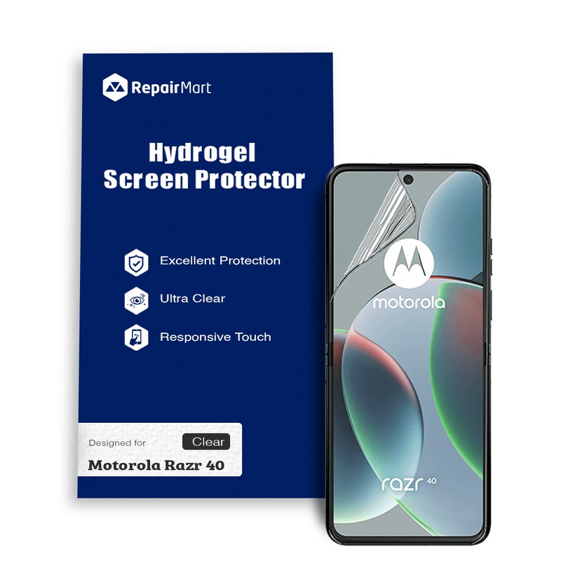 Motorola Razr 40 Hydrogel Screen Protector — Outer/Front #2