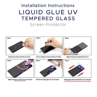Samsung Galaxy S21 Plus UV Liquid Tempered Glass Screen