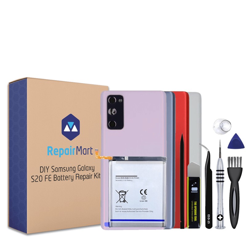 Samsung Galaxy S20 FE Battery + Back Cover Replacement Kit
