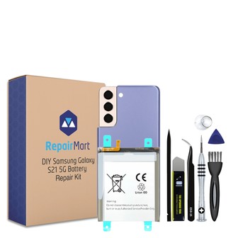 Samsung Galaxy S21 5G Battery + Back Cover Replacement Kit