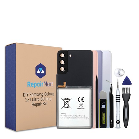 Samsung Galaxy S21 Battery + Back Cover Replacement Kit
