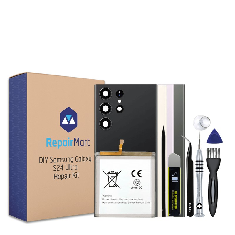Samsung Galaxy S24 Battery + Back Cover Replacement Kit Phone