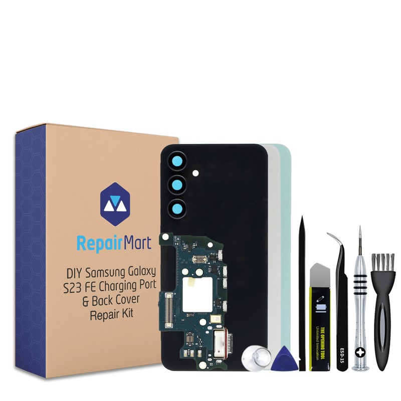 Samsung Galaxy S23 FE Charging Port Flex + Back Cover