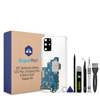 Samsung Galaxy S20 Plus Charging Port Flex + Back Cover