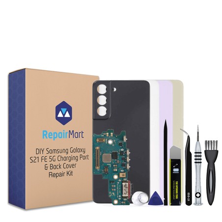Samsung Galaxy S21 FE Charging Port Flex + Back Cover