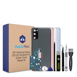 Samsung Galaxy S20 5G Charging Port Flex + Back Cover