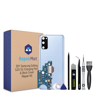 Samsung Galaxy S20 5G Charging Port Flex + Back Cover