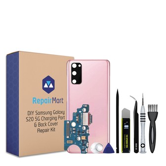 Samsung Galaxy S20 5G Charging Port Flex + Back Cover