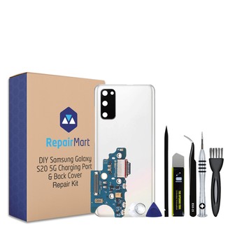 Samsung Galaxy S20 5G Charging Port Flex + Back Cover