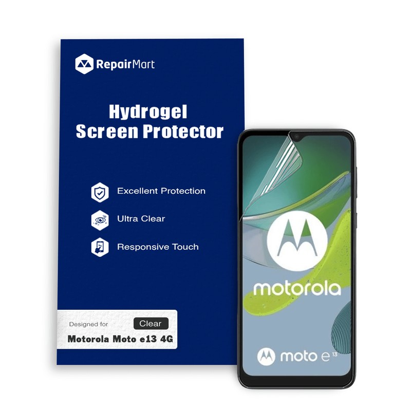 Motorola Moto e13 4G Hydrogel Screen Protector Film Guard