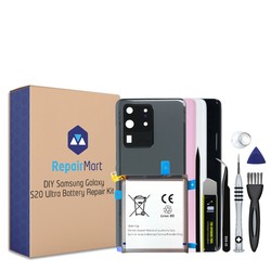 Samsung Galaxy S20 Battery + Back Cover Replacement Kit Phone