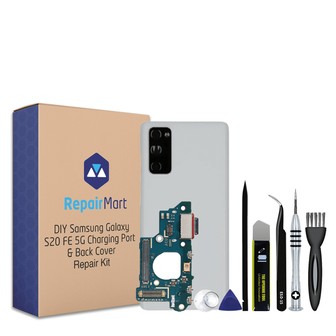 Samsung Galaxy S20 FE Charging Port Flex + Back Cover