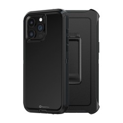 iPhone 15 Rugged Armour Phone Case — Black