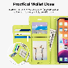 iPhone 15 High-Quality Flip Wallet Case Cover - Mint | Australia