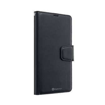 iPhone 15 High-Quality Flip Wallet Phone Case — Black
