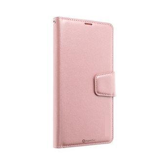 iPhone 15 High-Quality Flip Wallet Phone Case — Rose Gold